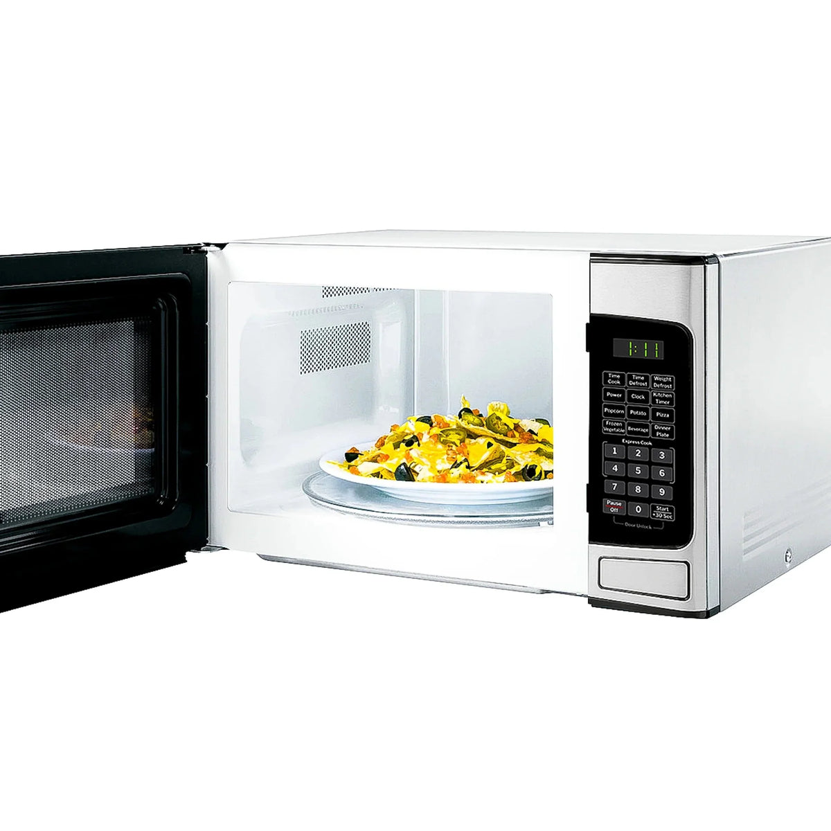 GE 1.1 Cu Ft 950W Stainless Steel Countertop Microwave Oven - GCST11N1WSS