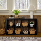 Better Homes & Gardens 8 Cube Storage Organizer, Solid Black