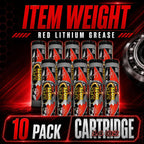 Red and Tacky Lithium Grease Superkote 2000 | NLGI 2 | EP Grease | Tube | High Temperature | Heavy Duty | Industrial | Construction | Automotive