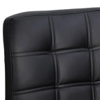 ZENY Bar Stool Set Of 4 With Soft Cushion And Metal Frame - Black