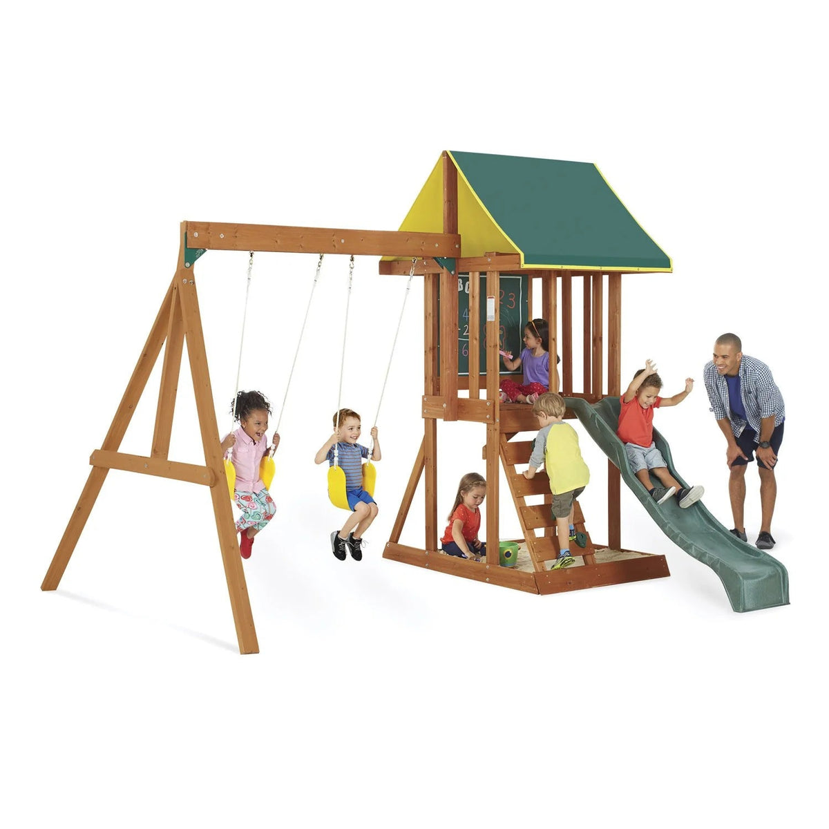 KidKraft Wooden Swing Set - Appleton