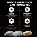 Budge Superior StormBlock™ Car Cover, Waterproof All Weather Outdoor Car Protection, Size 3 for Mid-Size Vehicles