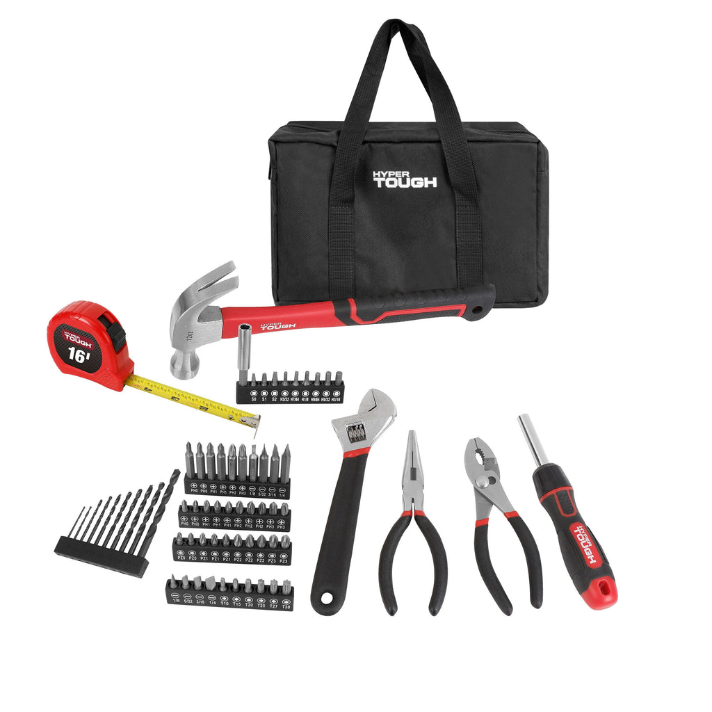 Hyper Tough 20-Volt Max Lithium-Ion 1.5Ah 70-Piece Cordless Drill Project Kit with Battery and Charger