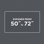 Better Homes & Gardens Dual Mount No Rust 50” to 72” Adjustable Curved Shower Curtain Rod, Nickel