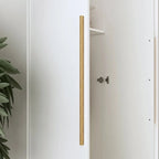 FUFU&GAGA Freestanding Solid Wood Wardrobe Closet With Storage Shelves