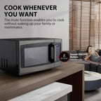 TOSHIBA 4-in-1 Countertop Microwave Oven, 1.5 Cu Ft, 1000W, Silver - ML-EC42P(SS)
