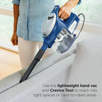 Shark Rocket Corded Stick Vacuum, Carpet and Hardfloors, Pet Friendly, Swivel Steering, Removable Handheld, HV200 Blue