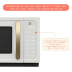 Beautiful 1.1 Cu ft 1000 Watt Sensor Microwave Oven, White Icing - BFCMS811WEST10