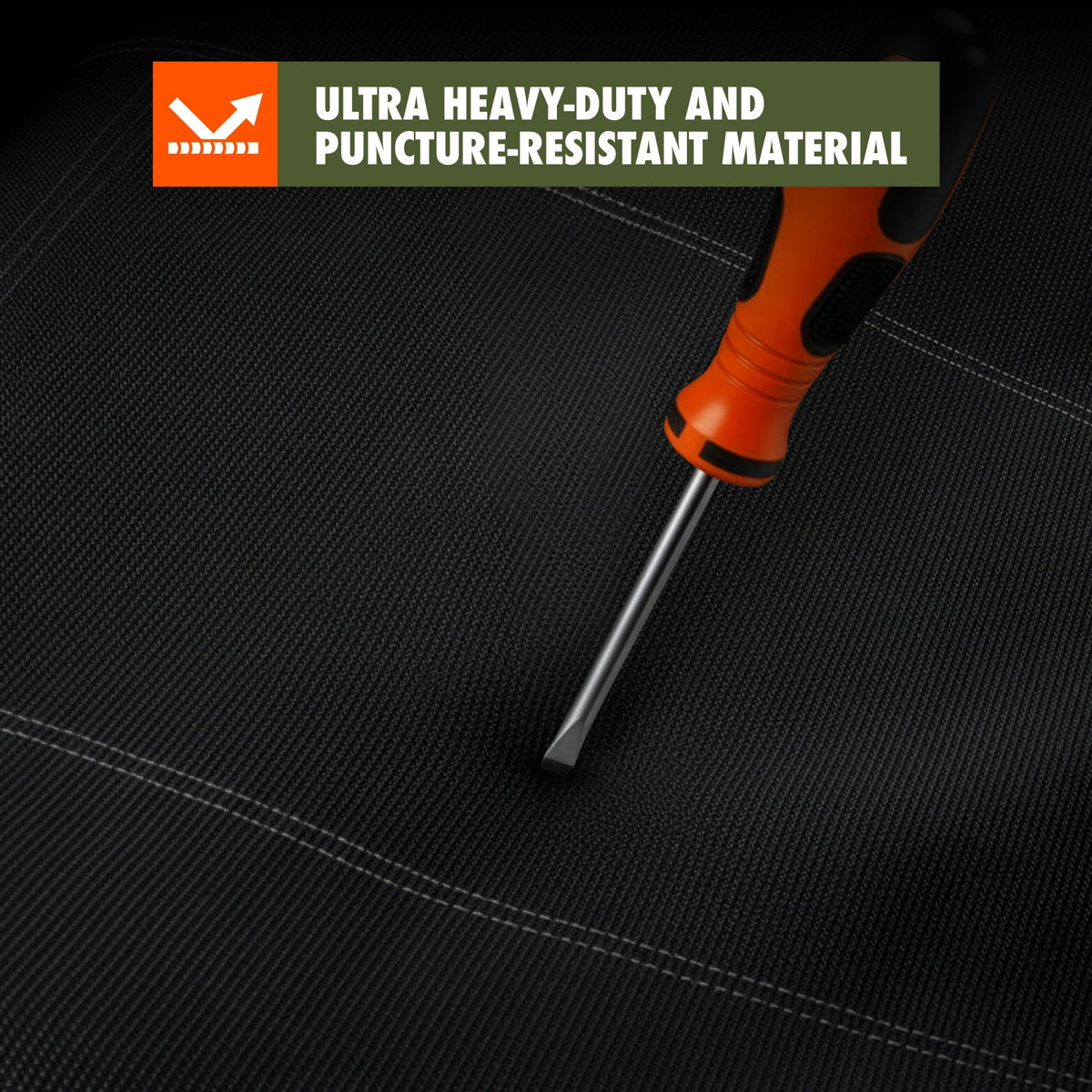 Ozark Trail Heavy Duty Rear Bench Seat Cover, Black