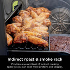 5-in-1 Electric and Propane 3-Burner Outdoor Grill and Smoker, Stainless Steel