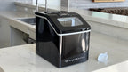 Frigidaire Countertop Clear Square Ice Maker, 40 lbs. Per Day - Stainless Steel