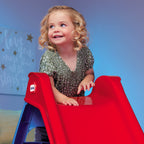 Little Tikes Light up First Slide Indoor Outdoor Playground Slide, Folding Easy Storage, Red, Blue, Kids Toddlers Boys Girls, 18 Months to 6 Years