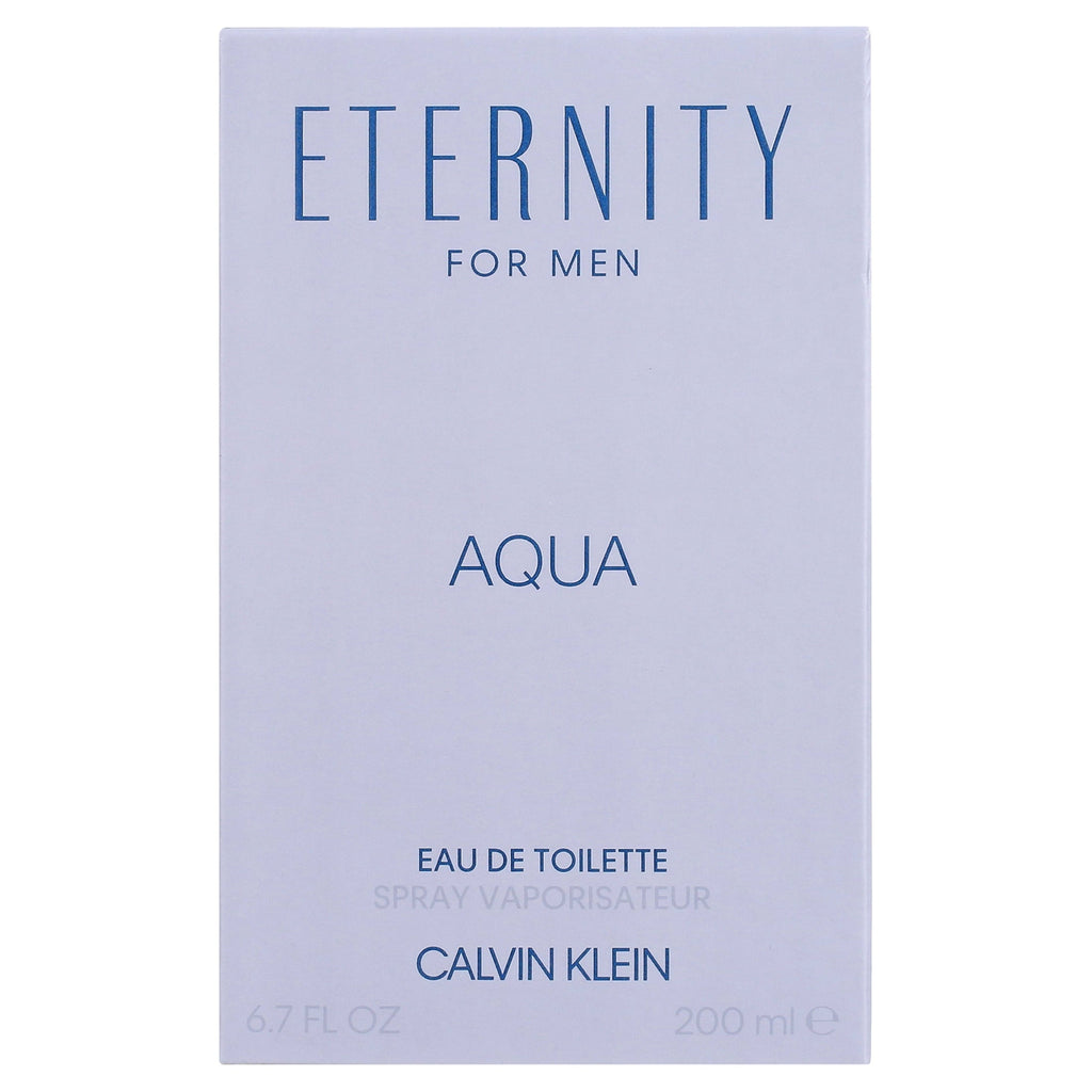 Calvin Klein Eternity Aqua Eau de Toilette Spray, Cologne for Men, 6.7 Oz