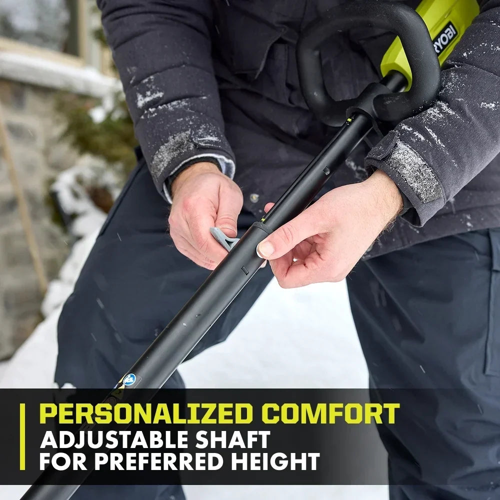 RYOBI 18V ONE+ 10" Snow Shovel Kit - Throws Snow Up to 25' Away