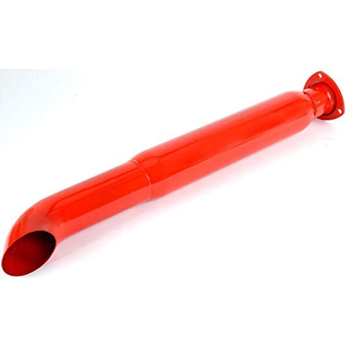 JEGS 30296 - Glasspack Header Muffler with 3 in. Collector [3 in. Turndown Outlet]