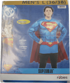 DC Superman Halloween Costume for Adults, by Rubies