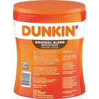4 pack) Dunkin’ Original Blend Medium Roast Ground Coffee, 30 oz Canister