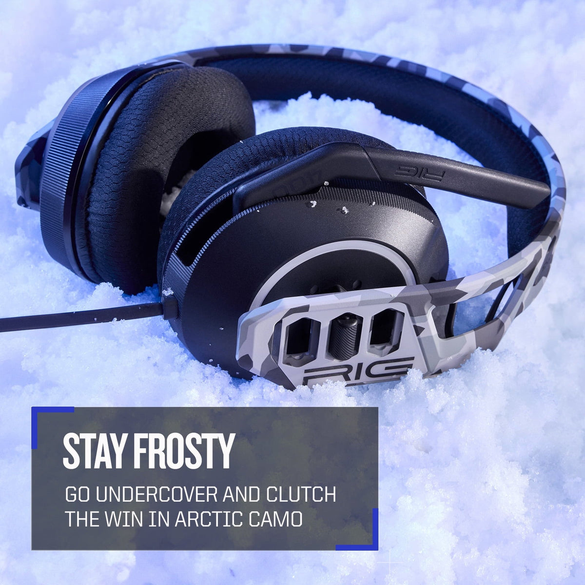 RIG 400 GEN 2 HS Gaming Headset for PlayStation 5, PlayStation 4, Xbox Series X|S, Xbox One, Mobile & PC, Arctic Camo
