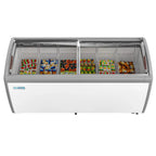 KoolMore Commercial Ice Cream Display Freezer, 71 in., 20 cu. ft.