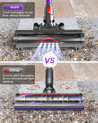 Hosaud Cordless Stick Vacuum Cleaner 45KPA Strong Suction 50Mins Lightweight for Pet Hair Home Hard Floor