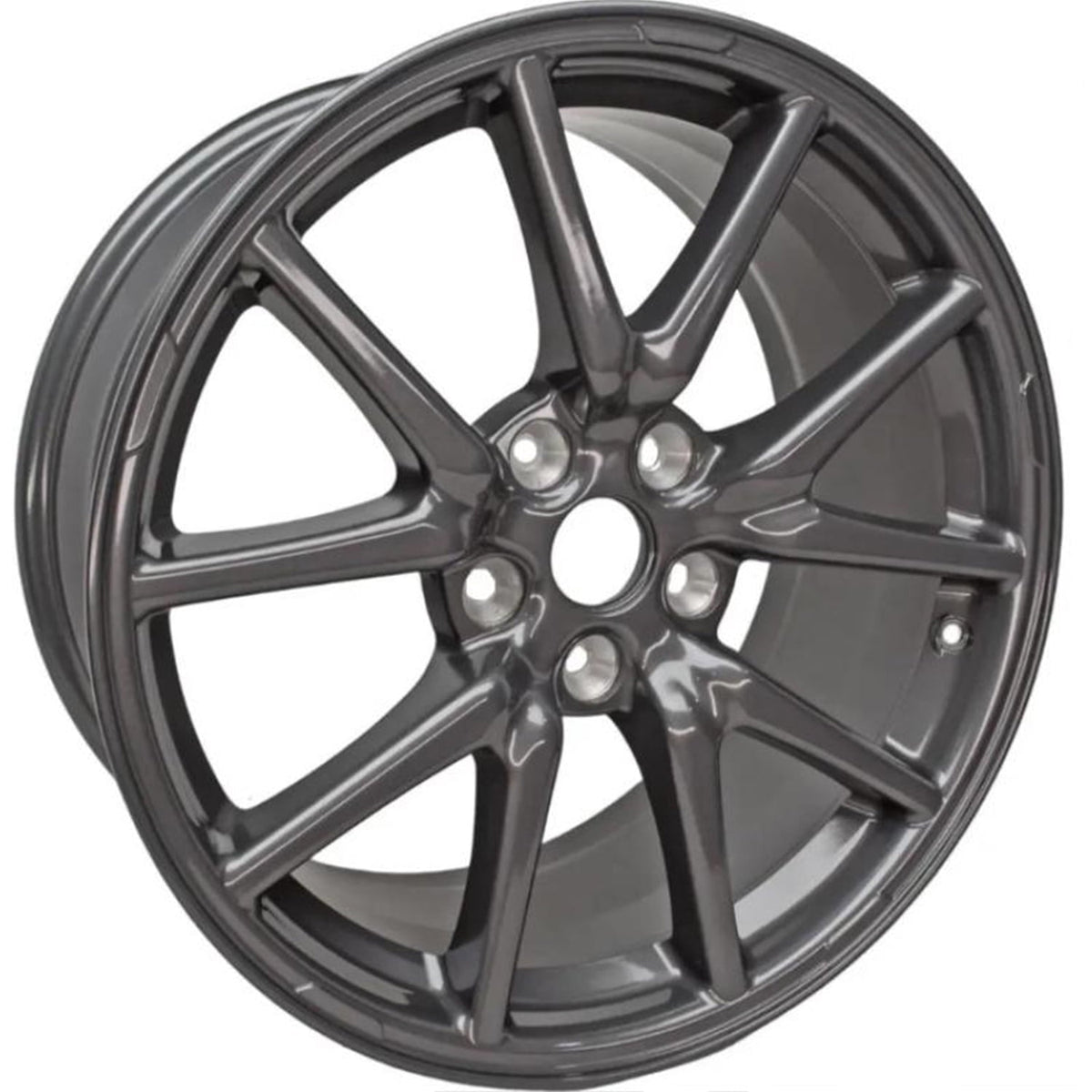 WRWolf Fit for Tesla Model 3 OEM Design Wheel 18" 2017-2023 18x8.5 Charcoal Single Replacement Rim 96276