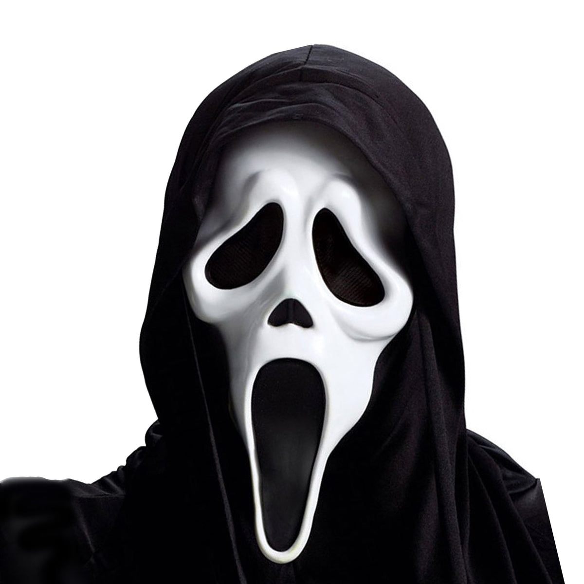 Scream Ghost Face Halloween Costume for Adults, 3-Piece, Men's Size M-XL (32-42), by Fun World