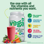 Vega Protein +Recovery Powder, Vanilla, 30g Protein, 20 Servings