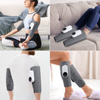 Leg Massager for Circulation, Air Compression Massager for Calf Foot Legs Muscle, 3 Modes 3 Intensities Leg Massager and Heat Calf Wraps Massager for