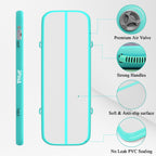 Gymnastics Mat Tumble Track 10FT, Tumbling Mats Kids Air Mat 4 inch Thick with Electric Air Pump for Home Use Cheerleading Gym Outdoor Training