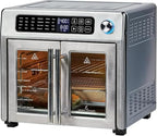 Emeril Lagasse 26 Quart Extra Large Air Fryer Convection Toaster Oven With French Doors - Stainless Steel
