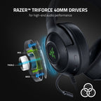 RAZER KRAKEN V3 X - Wired USB Gaming Headset