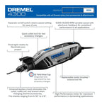 Dremel Rotary Tool Kit With LED, 5 Attachments And 40 Accessories - 4300-5/40