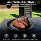 EAST OAK 30 in Outdoor Electric Smoker With Built-In Meat Probe