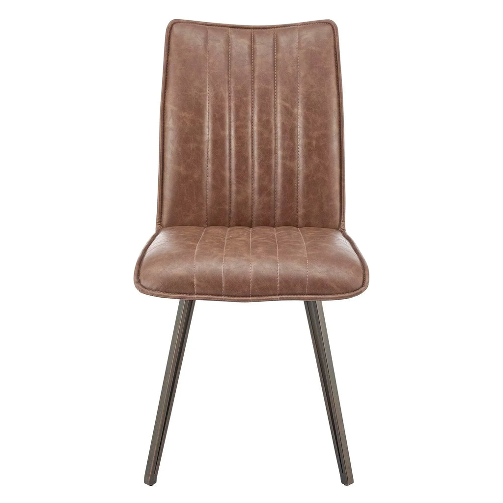 Reino PU Dining Side Chairs, Set Of 2