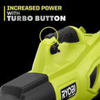 RYOBI 40V HP Brushless WHISPER SERIES 650 CFM 160 MPH Leaf Blower Cordless with 4.0 Ah Battery and Charger