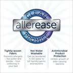 AllerEase Platinum Mattress Cover Protector, Queen- ZipOff Top, Waterproof, Allergen