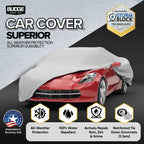 Budge Superior StormBlock™ Car Cover, Waterproof All Weather Outdoor Car Protection, Size 3 for Mid-Size Vehicles