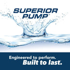 Superior Pump 1/5HP Multi-Use Submersible Utility Pump With 25-Foot Hose Kit - 91027