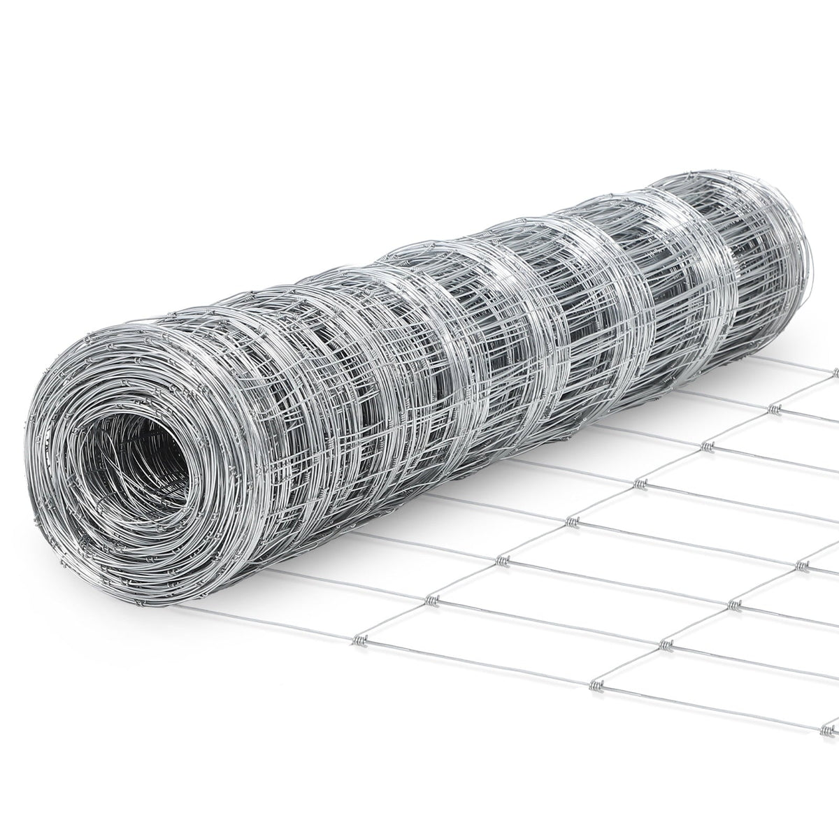 4 ft x 328 ft Farm Fence, High Strength Galvanized Cattle Fence, Heavy Zinc Coating Wire Fence for Hog, Deer, Goat, Sheep, All Weather Resistance