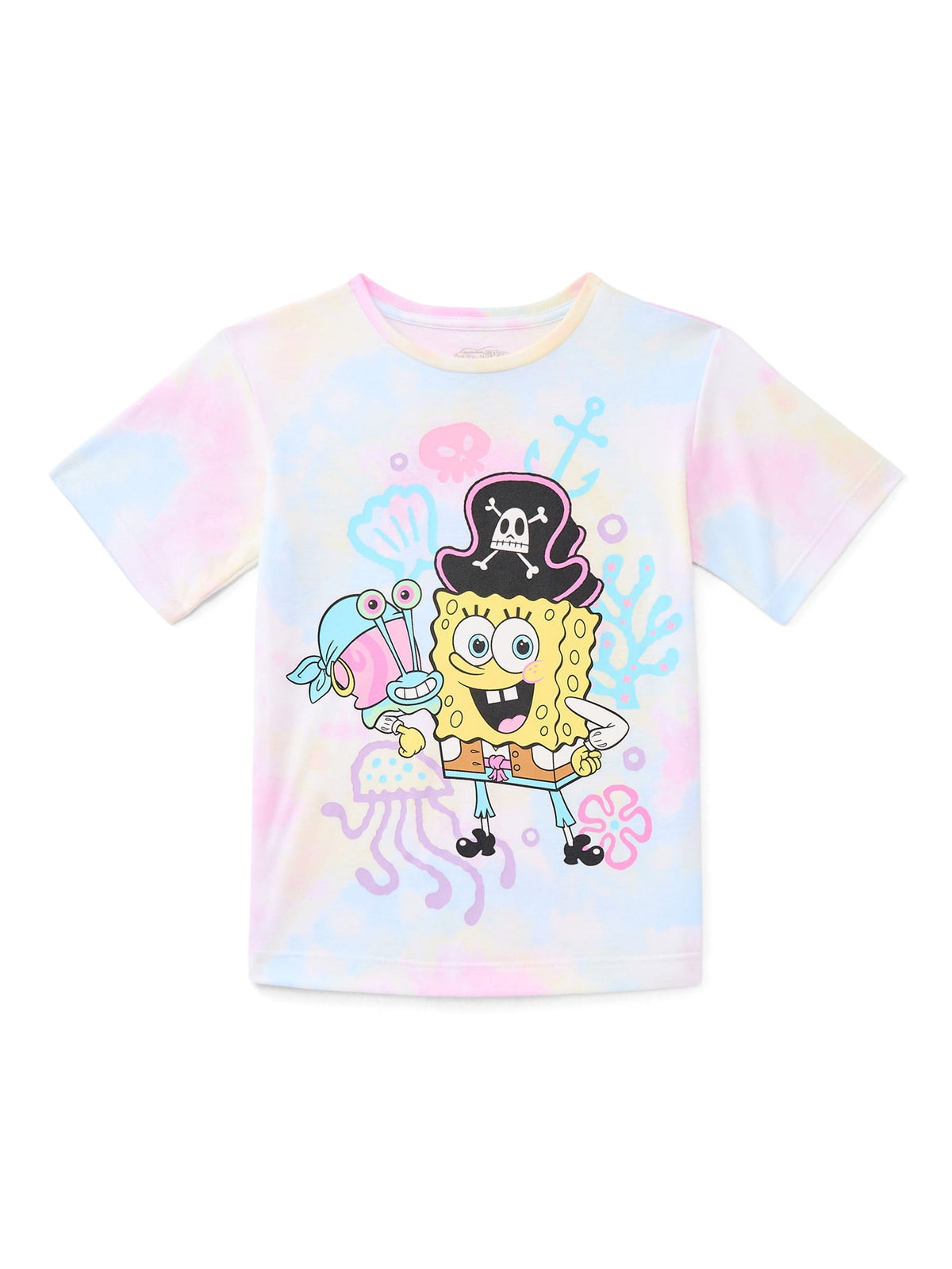 Hello Kitty Animal Print Girls Short Sleeve Graphic T-Shirt, Sizes 4-16