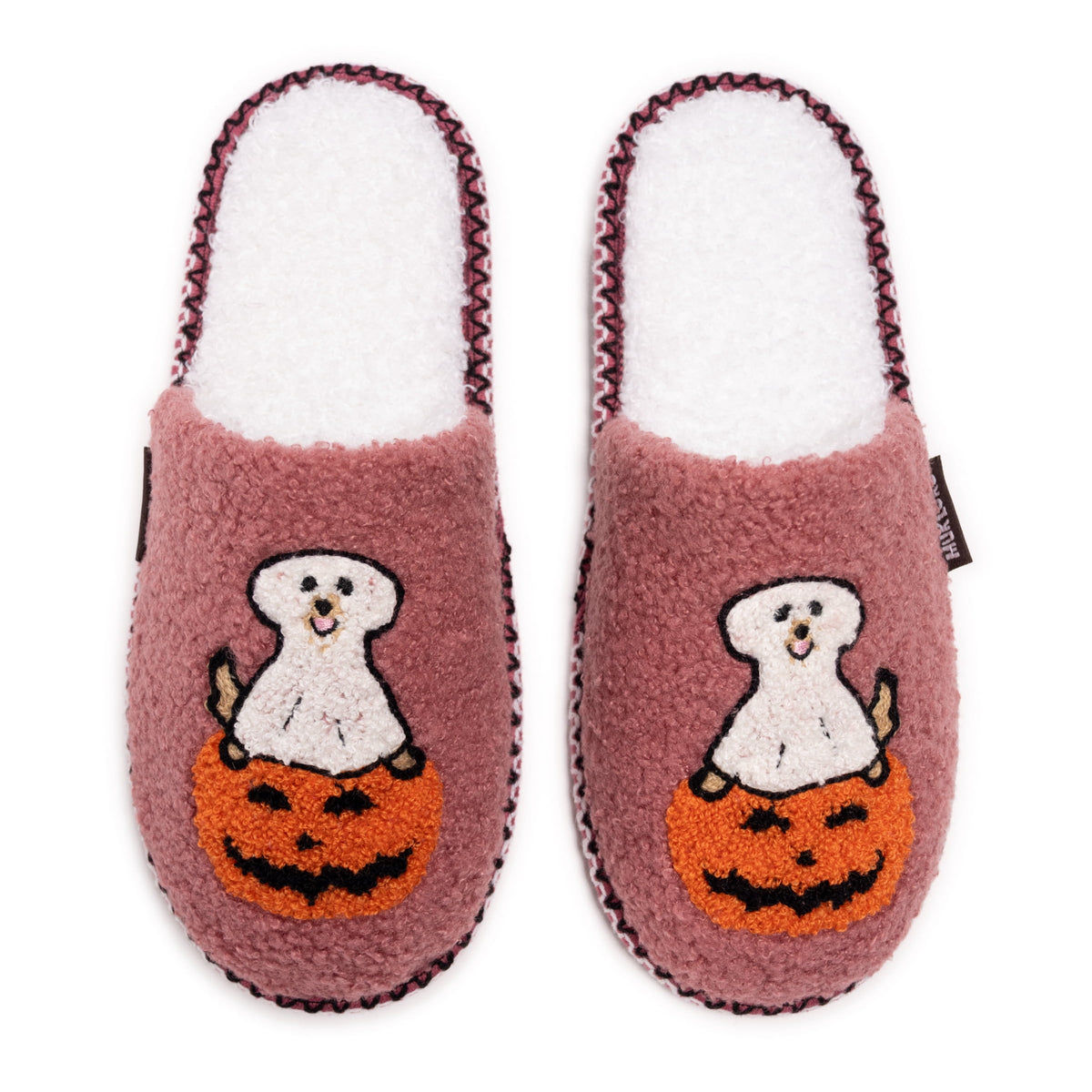 MUK LUKS Women's Punch Needle Fall Halloween Novelty Scuff Slipper