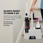 Shark Cordless Portable Spot, Stain, And Odor Remover System With Storage Caddy And Full-Size Cleaning Solution, White - HX100