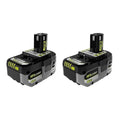 RYOBI 18V ONE+ 4Ah & 6Ah Lithium High Performance Battery 2-Pack