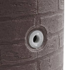 Good Ideas Impressions Downton Rain Saver Rain Barrel, 50 Gallon, Dark Granite - IMP-D50-DAR