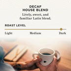 Peet's Coffee Decaf House Blend Dark Roast K-Cup Pods 88 Count