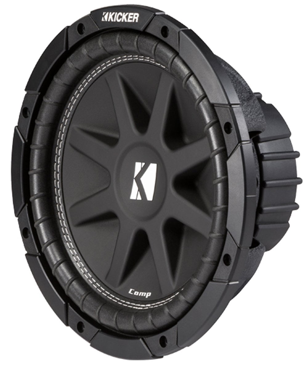 Kicker 43C104 10-Inch 300 Watts Max Power Single 4 Ohm Car Subwoofer