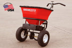 Buyers Products Company Walk-Behind Push Spreader, 100 Pound Capacity - 3039632R