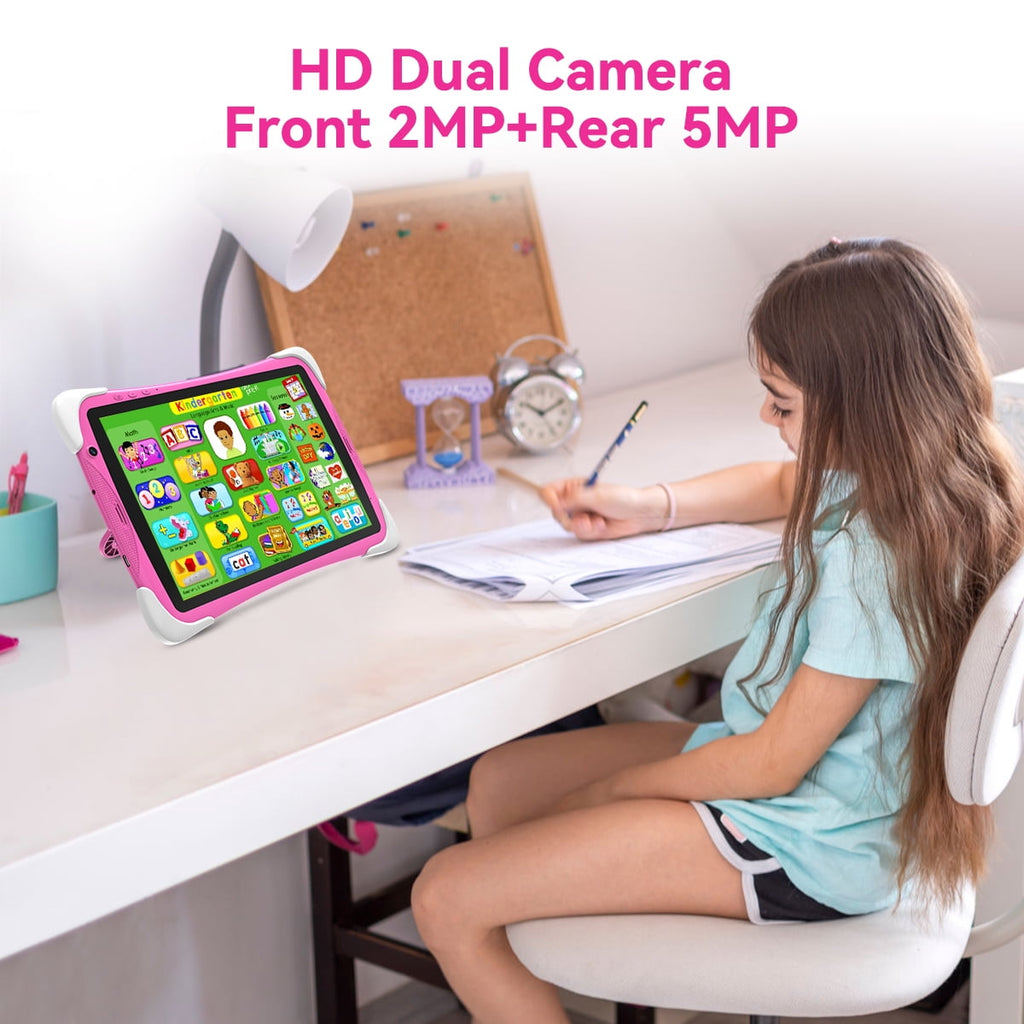 10.1 inch Kids Tablet, Android 12,8GB+64GB Tablet APP Preinstalled & Parent Control Kids Education Children Tablet with WiFi