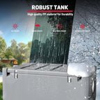 Fuel Transfer Tank, 50 Gallon, 12V DC 10.6 GPM Pump, Red