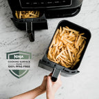Ninja Foodi 10 QT 6-in-1 DualZone Smart XL Air Fryer, 2 Independent 5 QT Baskets, Grey - DZ550